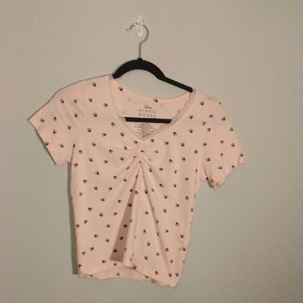 Hybrid Apparel Light Pink Disney Minnie Mouse Top